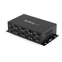 StarTech.com 8-Port USB to DB9 RS232 Serial Adapter Hub – Industrial DIN Rail and Wall Mountable - TAA
