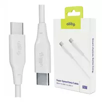 Allity aUC-02 USB-C to USB-C cable, 1.0 m, 60W, white