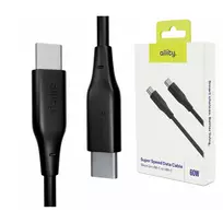 Allity aUC-02 USB-C to USB-C cable, 1.0 m, 60W, black