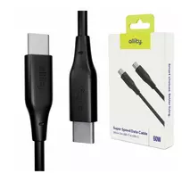 Allity aUC-02 USB-C to USB-C cable, 2.0 m, 60W, black