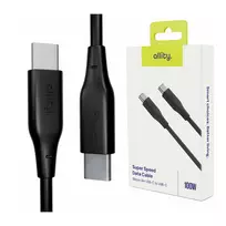 Allity aUC-02 USB-C to USB-C cable, 2.0 m, 100W, black