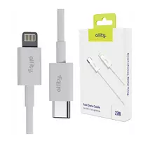 Allity aUC-03 USB-C to Lightning cable, 2.0 m, 27W, white