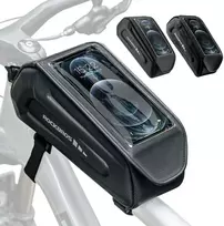 Rockbros dviračio rėmo/telefono krepšys KL001 juodas