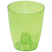 Prosperplast Coubi orchid pots 18x16cm, 2.4L, transparent green