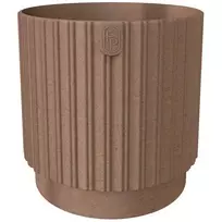 FORM PLASTIC Flower pots Mika Cyli 26cm, Eco Wood brown
