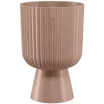 FORM PLASTIC Flower pots Kelly Mika 14cm, Eco Wood brown