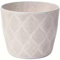 FORM PLASTIC Flow Petit Eco 13cm flower pots, white