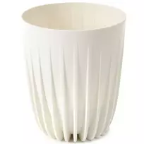 LAMELA Mira flower pot 190x226mm 2.4L, white