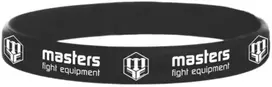 MASTERS FIGHT EQUIPMENT silikoninė galvos juosta juoda