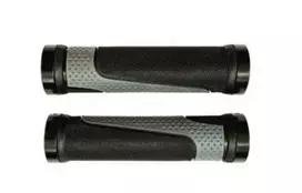 Juoda ir pilka sukama rankena 130 mm, 2 spaustuvai