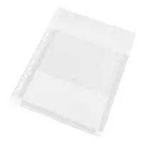 Panta Plast Map with a PVC cover, A4 with a window, transparent, 10 pcs./pack.