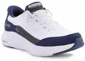 Skechers Slip-ins: Kontūrinis putplastis - Jaukus prigludimas 232619-WNV Balti/Tamsiai mėlyni