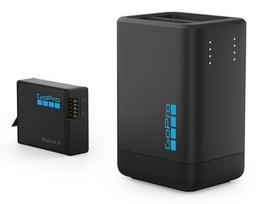 GoPro Dual Battery Charger/Enduro 2 Batt For MISSION 1 Series + HERO13 Black