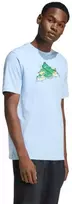 Vyriški adidas Novelty Mint marškinėliai, šviesiai mėlyni JZ5038