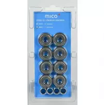 Mico ABEC-7 chromuotas guolis /8 vnt./
