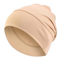 Moteriškas elastinis turbanas Ramadanui Musulmoniška hidžabo kepuraitė Moteriška naktinė miego kepuraitė Pilnai dengianti vidinė kepuraitė Vienspalvė Madinga paprasta Kepuraitė nuo vėžio chemoterapijai levanda