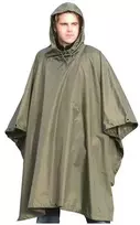 Mil-Tec Od Ripstop 260gr Wet Weather Poncho Basic Palapinės lietpaltis, alyvuogių žalia