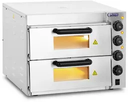 Dviguba picos krosnis 2 x 40 cm 3000W 230V nerūdijantis plienas