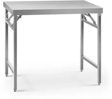 Stalas iš nerūdijančio plieno sulankstomas 100 x 60 cm