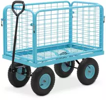 Sulankstomas sodo transportavimo vežimėlis 400 kg