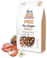 Vafo Praha Sro Brit Care Mini Raw Delights kalakutiena with Shrimp šunų pašaras 2kg