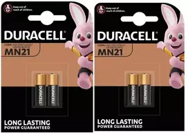 Elementai Duracell MN21 (23AE), 12V, 4vnt.