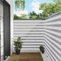 Balkono privatumo ekranas 150 x 400 cm Audinys su PU danga
