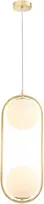 Pakabinamas šviestuvas Toolight Šviestuvas lubinis G134-2CP GOLD