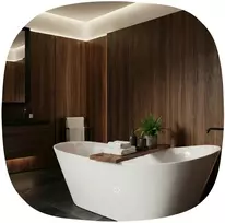 rea Veidrodis LED 70x70cm TOP