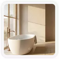 rea Veidrodis LED 70x70cm TOP-2