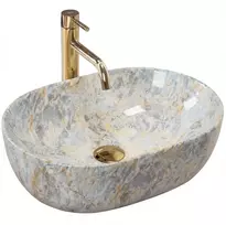 Kriauklė stalviršio Rea Amelia Ruststone 48