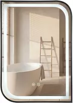 rea Veidrodis LED ZONE 80X60 Juodas