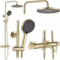 Rea Lungo Stripe Gold Nickel dušo komplektas
