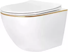 PAKABINAMAS KLOZETAS Rea Carlo Mini Tornado NFQ GOLD EDGE