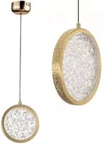 Toolight Krištolinis Pakabinamas Šviestuvas LED LHJ100-1CP Złota