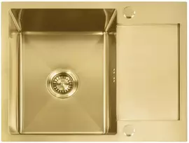 Plieninė kriauklė Paul BRUSH GOLD