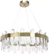Toolight LED krištolinis pakabinamas šviestuvas SWE074-1CP 50cm Brushed Gold