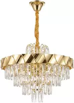 Toolight Krištolinis pakabinamas šviestuvas SWE076-CP 50cm GOLD