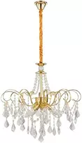 Toolight Krištolinis pakabinamas šviestuvas SWE081-CP 60cm GOLD