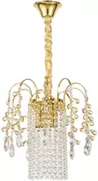 Toolight Krištolinis pakabinamas šviestuvas SWE090-CP 30cm GOLD