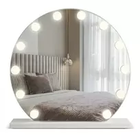 rea Veidrodis LED HOLLYWOOD Baltas 50 cm
