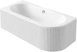 Akrilinė kampinė vonia Rea Orion Stripe Left 150cm