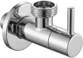 Kampinis vožtuvas 1/2" x 3/4" Chrome