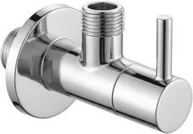 Kampinis vožtuvas 1/2" x 3/8" Chrome