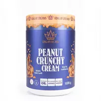 King Of Creams Traškus žemės riešutų sviestas su jūros druska 1000 g.