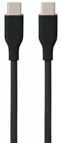 USB Type-C Kabelis - HiSmart 60W 2m Type-C į Type-C Juodas