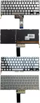 Klaviatūra - ASUS X409 A412 R423 Apšviesta JAV Išdėstymas Sidabrinė