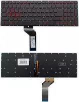 Klaviatūra - Acer Nitro AN515 Series Apšviesta JAV Išdėstymas Juoda