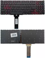 Klaviatūra - Acer Nitro 5 AN515-54, AN515-55, AN715-51 Apšviesta JAV Juoda
