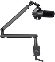 Mikrofonas - Fifine T688 dinaminis kardioidinis USB-C XLR juodas